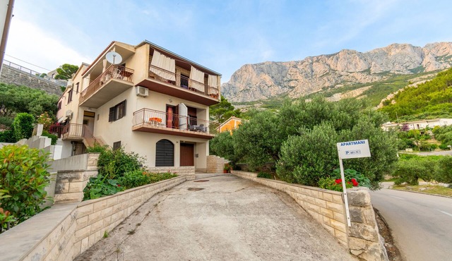 Three bedroom apartment with terrace and sea view Krvavica, Makarska (A-6749-a)