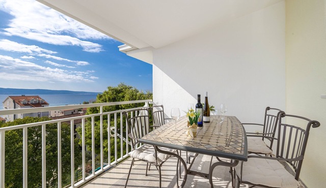 Three bedroom apartment with terrace and sea view Duće, Omiš (A-946-a)