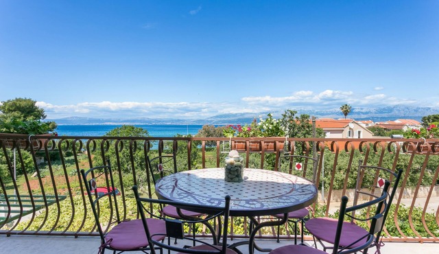Three bedroom apartment with terrace and sea view Mirca, Brač (A-732-b)
