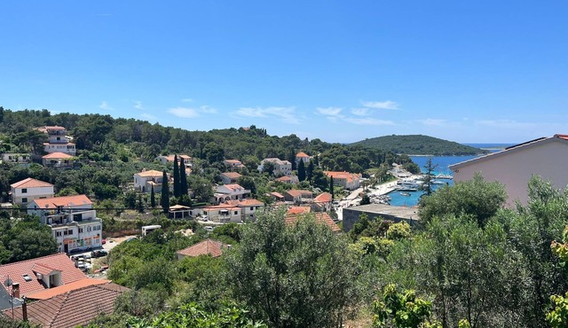 Three bedroom apartment with balcony and sea view Maslinica, Šolta (A-5176-a)