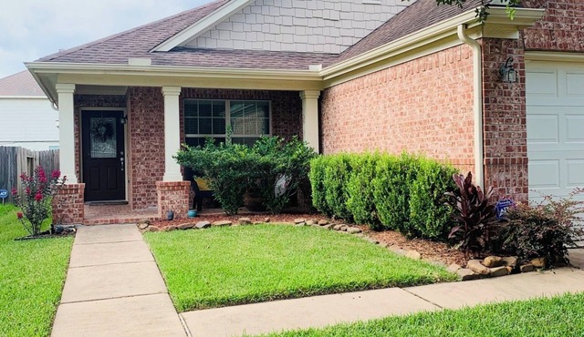 Three bedroom home, pets allowed.