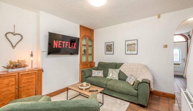 Three-Bedroom House, Garden View