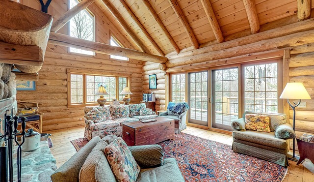 Three-Level Lakefront Getaway w/Free WiFi, Wood Fireplace, Game Room, & Dock