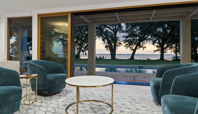 Three Oaks Manor Pool Riverfront