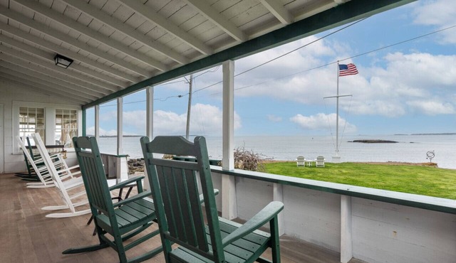 Three Porches by Sea Maine