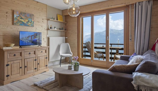 Thyon-les-Collons, 4 pers - Balcony with view