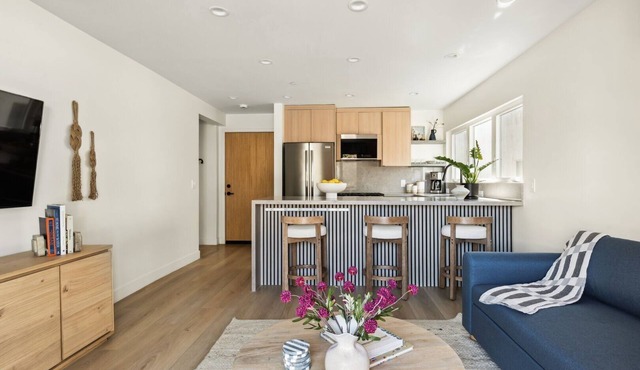 Tide House - Unit A | Modern Seaside 1BD w Parking