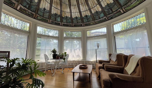 Tiffany Suite: Enclosed Solarium Room + Bedroom + Office/Yoga Room