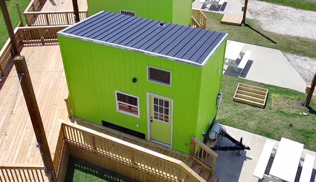Tiki Toucan beach tiny home