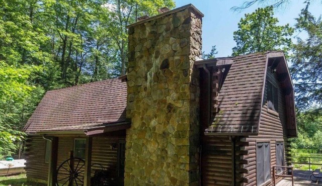 "Timber Acres" is nestled in the woods with private pond in Eagles Mere