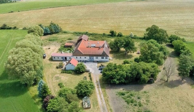 Timber-framed farmhouse from 1837 near Møns Klint