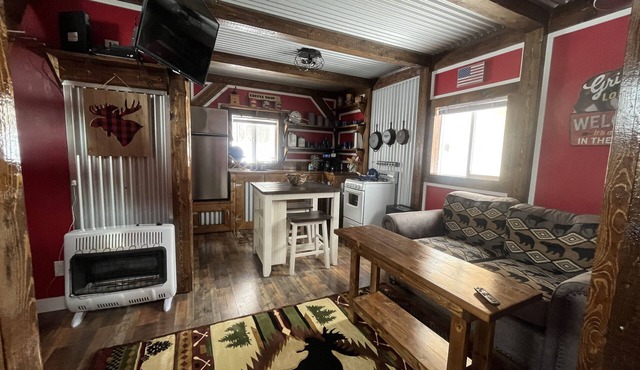 Timberframe Cabin in the Alaskan Backcountry