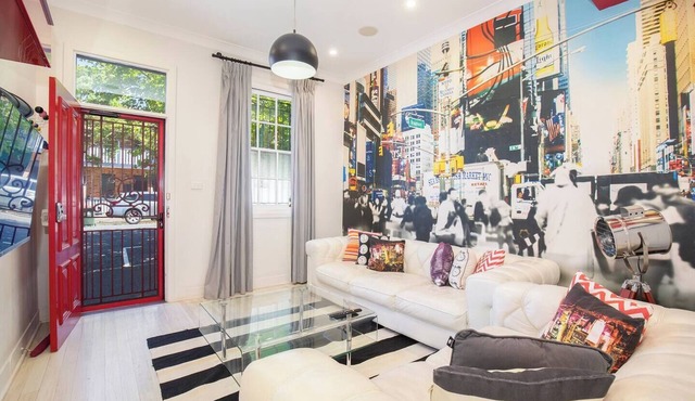 Times Square Terrace Vibrant Charm in Newys Heart