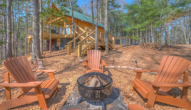 Tiny cabin - Big Amenities - King Bed - Secure Dog Yard