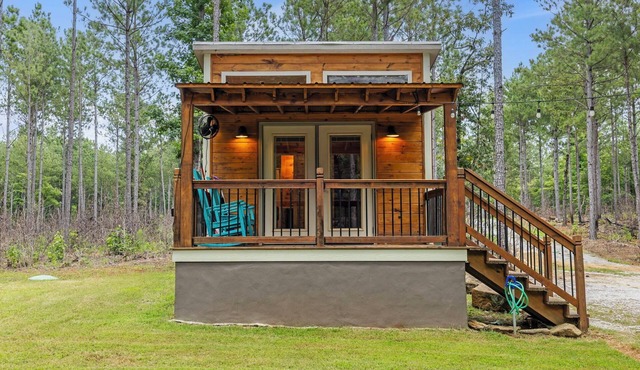 Tiny Cabin on 23 Private Lake Front Acres