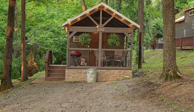 Tiny Cabin Village | Private Hot Tub | Lynda Cabin