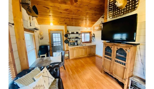 Tiny Cabin where you can enjoy wildlife, sounds of nature and Relaxation!