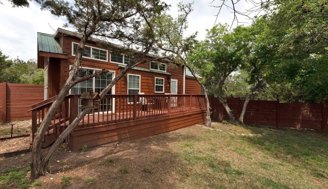 Tiny home cabin rentals on gated 2 acres and shared pool! Only 14mi to downtown!