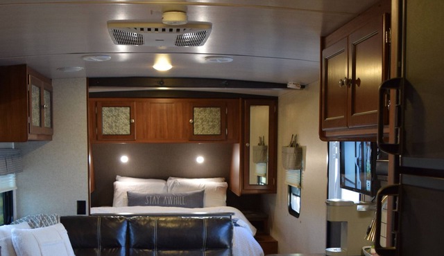 Tiny Home Camper w/ Private Patio near Yosemite, Lakes and Casinos
