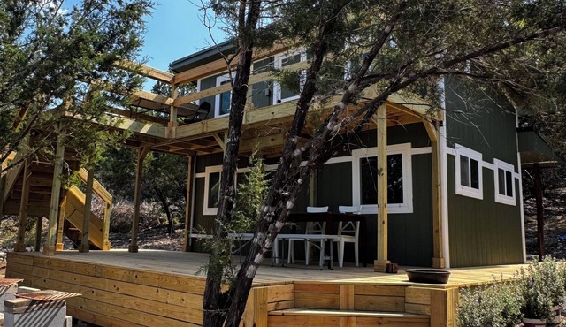 Tiny home in 10 acres with goats!