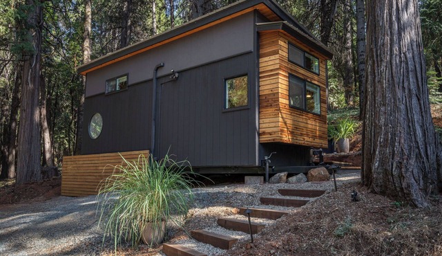 Tiny home in Nevada City with AC, WiFi