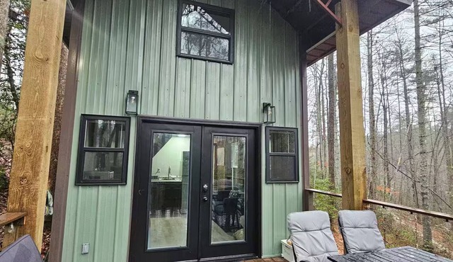 Tiny home in the trees