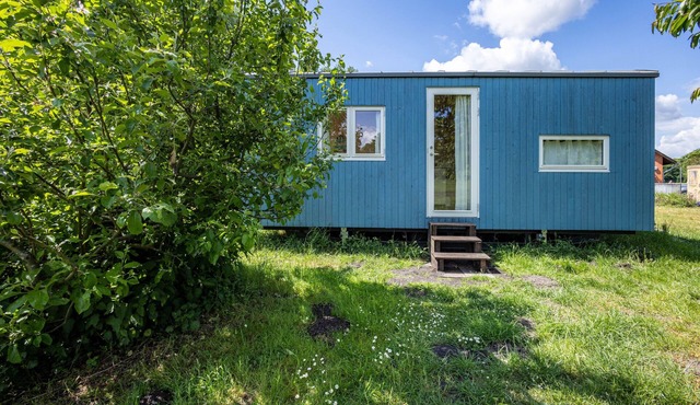 Tiny Home 'Mit Blick Auf Den See' with Private Garden, Wi-Fi and Air Conditioning in Fitzen