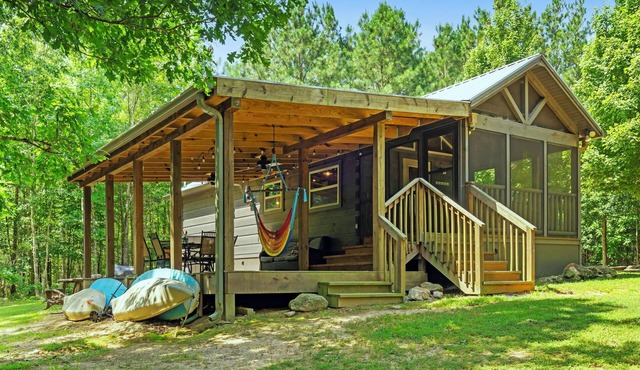Tiny Home on 26 Private Lake Front Acres