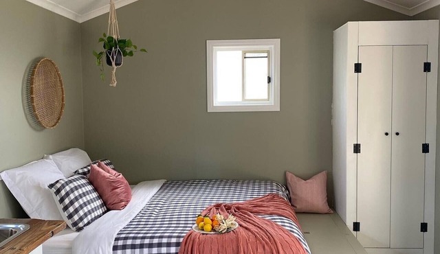 Tiny Home on a Hill overlooking the sheep and the dam!