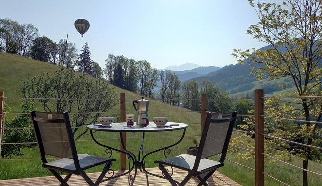 Tiny House à la Montagne Avec vue sur le Mont Blanc