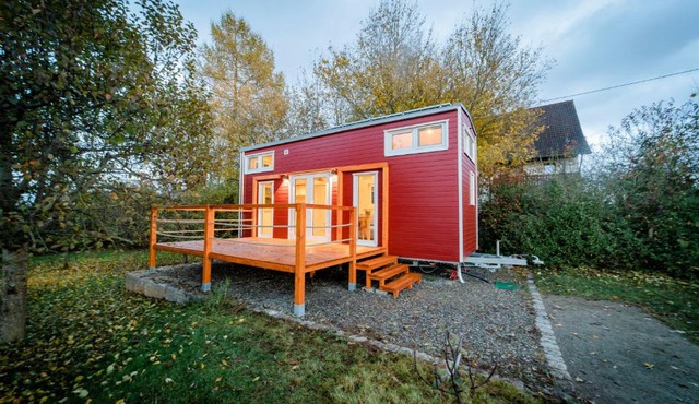 Tiny House - Apfel in Wald