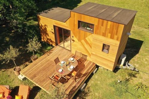 Tiny House atypique tout confort 4 pers jardin