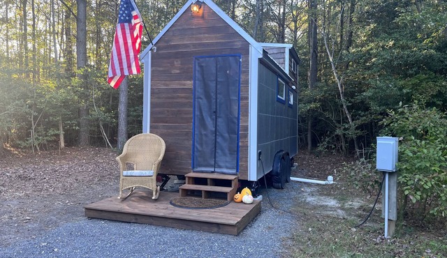 Tiny House in the Woods, sleeps 3, full bath, linens provided, keurig & k cups