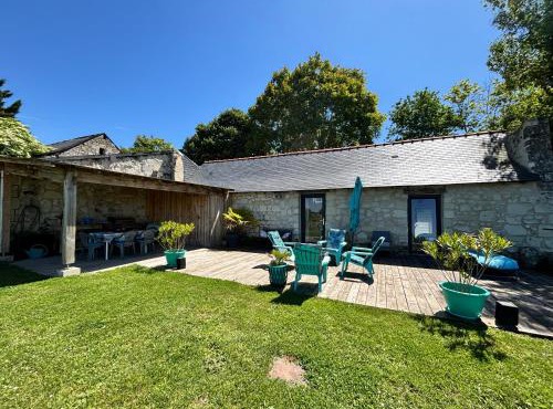 Tiny house la Poitevinière, terrasse, barbecue, Saumur