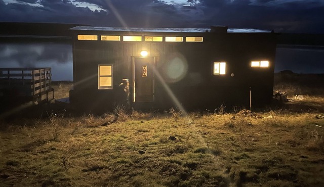 Tiny House on Moses Lake with Dock, Boat Launch, Large deck w/ Hot Tub and grill