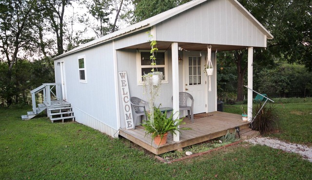 Tiny House on the Farm: Watch Farm Animals, Near Buffalo River