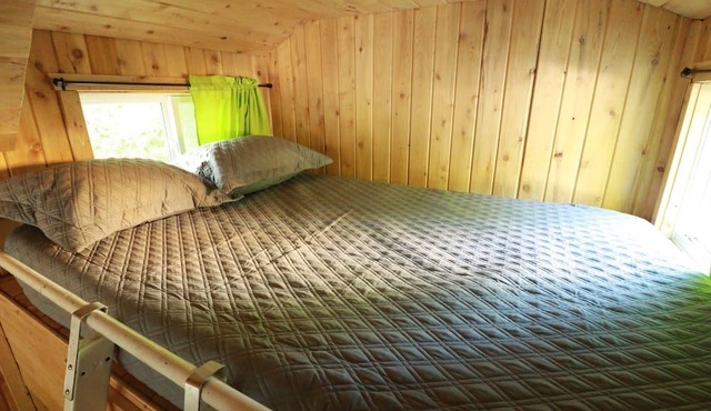 Tiny house with sea views