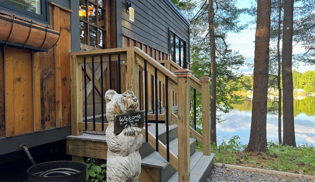 Tiny Pine Lakefront Cabin with Dock, Fire Pit & BBQ