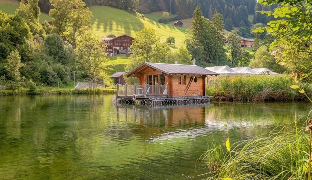 Tiny Waterhouse on a Lake with shared Bathroom