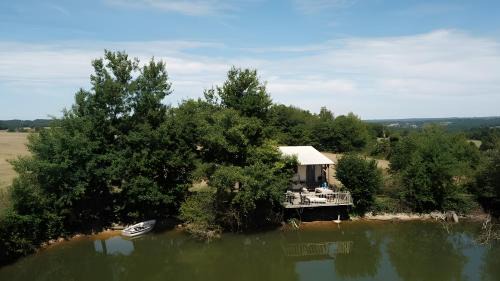 Tinyhouse sur l'étang de Bramefort