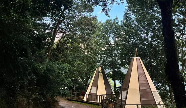 Tipi home 34m² (3 bedrooms) without sanitary facilities sleeps 5