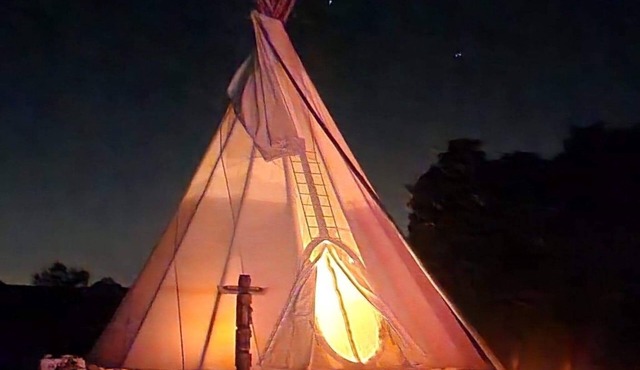 Tipi living! Book a new extraordinary experience in Adams Co, OH