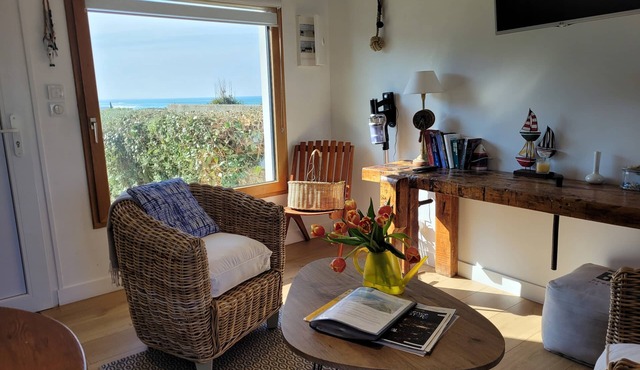 Tipoz'Immo Le Cocon cosy surf spot direct access to the sea pets welcome