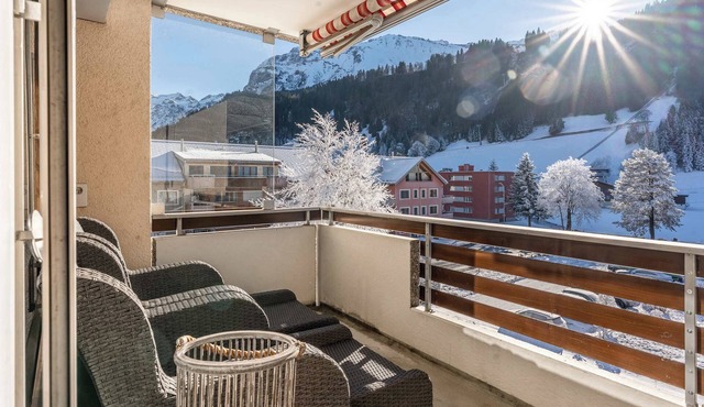 Titlis Studio Engelberg | Balcony, View & Parking