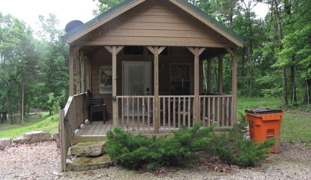 TLC-Tiny Cabin with loft located in park like setting.