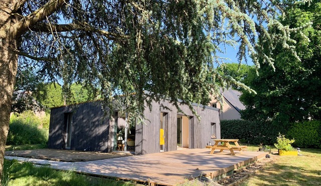 To enjoy Brittany this summer, wooden house for 2 Pax to rent 1 or 2 months