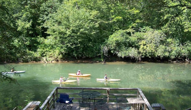 TOCCOA FISH TRAP- A FISHERMAN`S DREAM CABIN.DOG FRIENDLY,TOCCOA RIVER