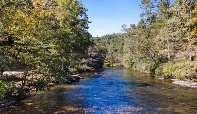Toccoa Pearl | Riverfront Family Retreat & Hot Tub