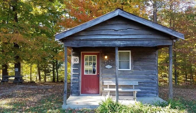 "Tom T" Camping Cabin #10 | Pet Friendly