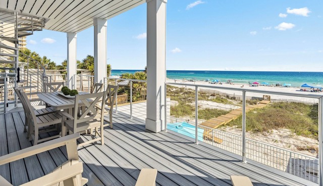 🏖 Tootsies Beachfront Getaway! Exceptional, New, Beachfront Home with Pool!